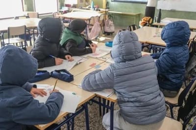 Suspensión de clases este martes por frío extremo y alertas