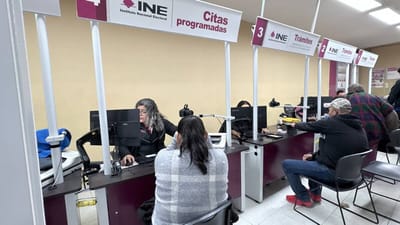 INE prueba voto anticipado domiciliario para 2026