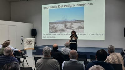 Mercedes Carranza en excelente ponencia sobre Baján