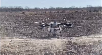 Primer registro de dron agrícola en la región norte de Coahuila