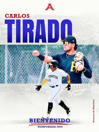 Acereros de Monclova incorpora a Carlos Tirado y Pedro Reyes para 2026