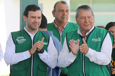 Agradece Óscar Ríos al gobernador Manolo Jiménez por obras educativas y deportivas 