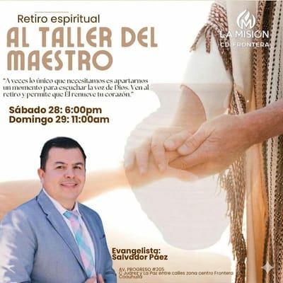 Renueva y fortalece tu fe en el taller del maestro de la iglesia La Misión de Frontera