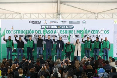 Manolo: Seguimos arrancando grandes obras de infraestructura en el estado.