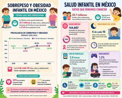 Radiografía de la infancia actual: salud, tecnología y crianza