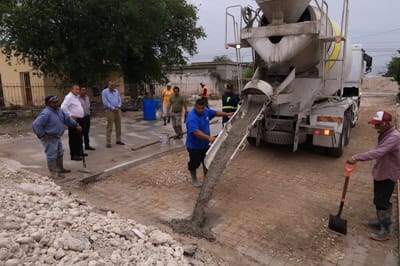 Óscar Ríos mejora vialidad, salud, educación e imagen urbana en Nueva Rosita