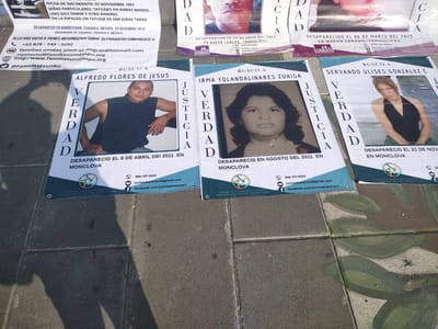 Las madres buscadoras de Monclova marchan en CDMX para exigir justicia y aparición de sus familiares