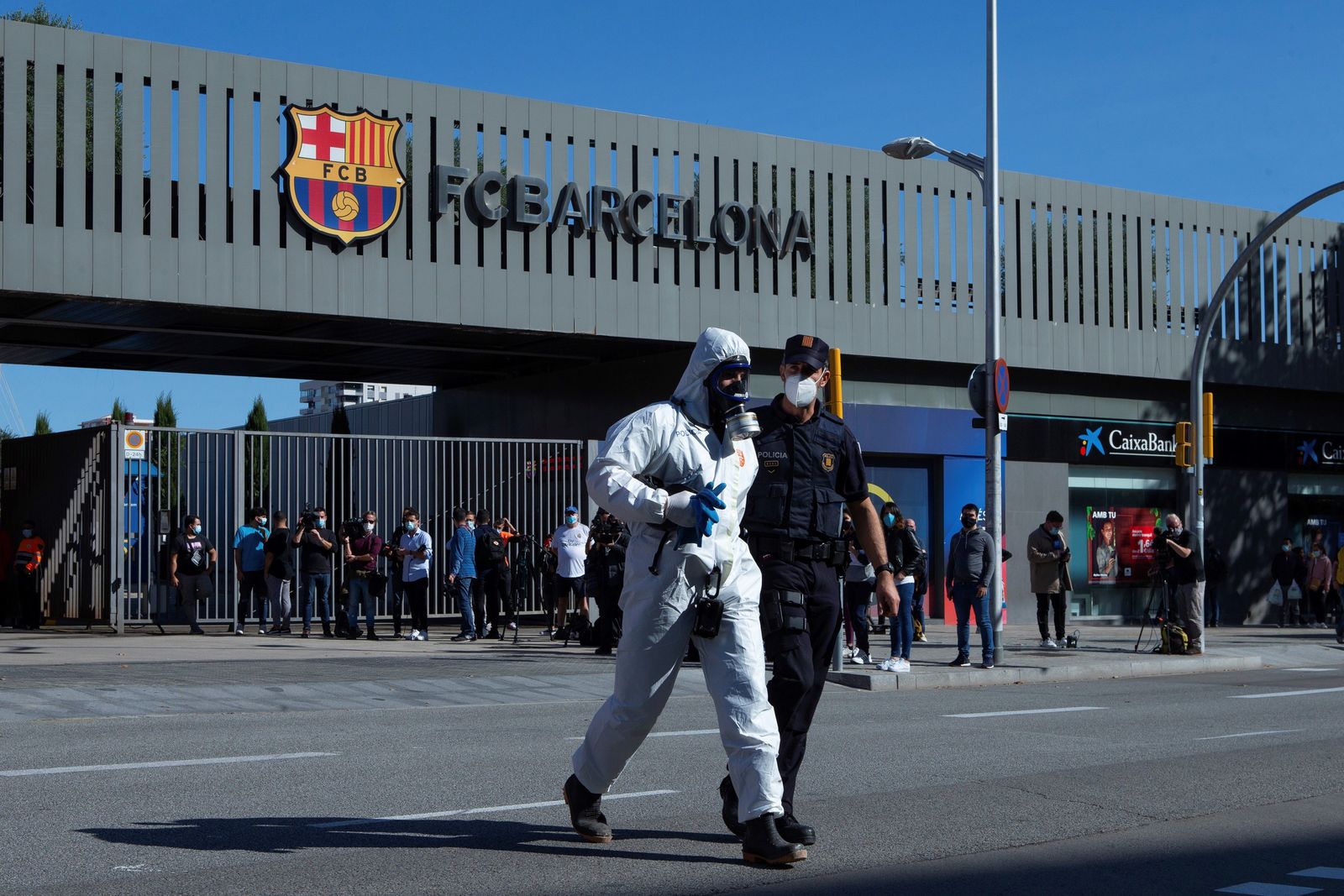 El partido se jugó a puerta cerrada.