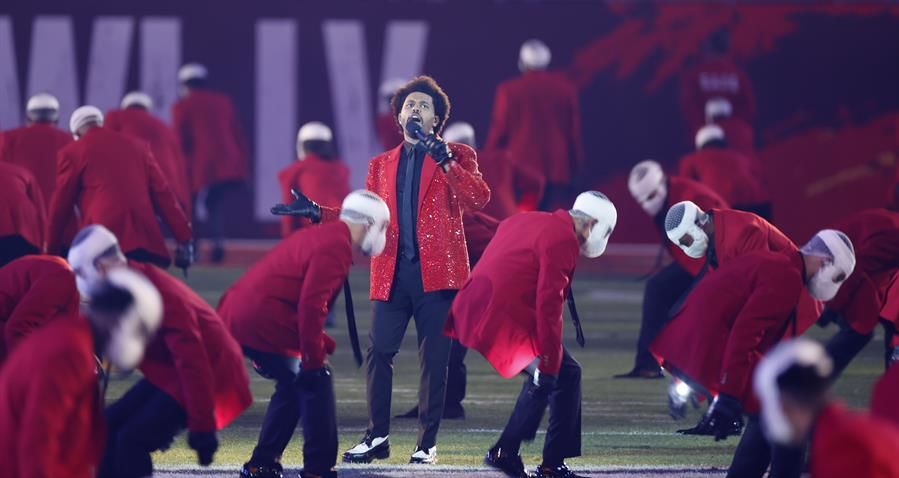 GALERÍA: El show de medio tiempo de The Weeknd en el Super Bowl LV