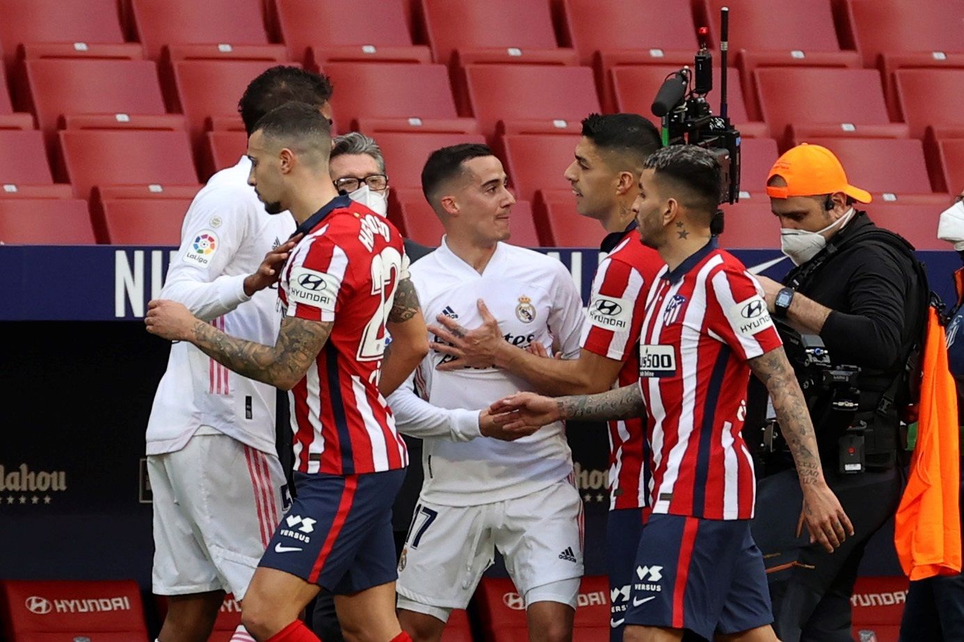 El Atlético vs el Madrid 