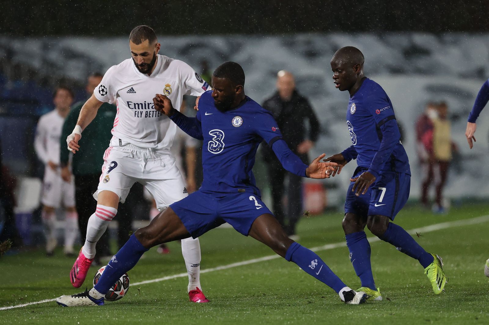 Real Madrid y Chelsea empatan en semifinal de ida en Champions League