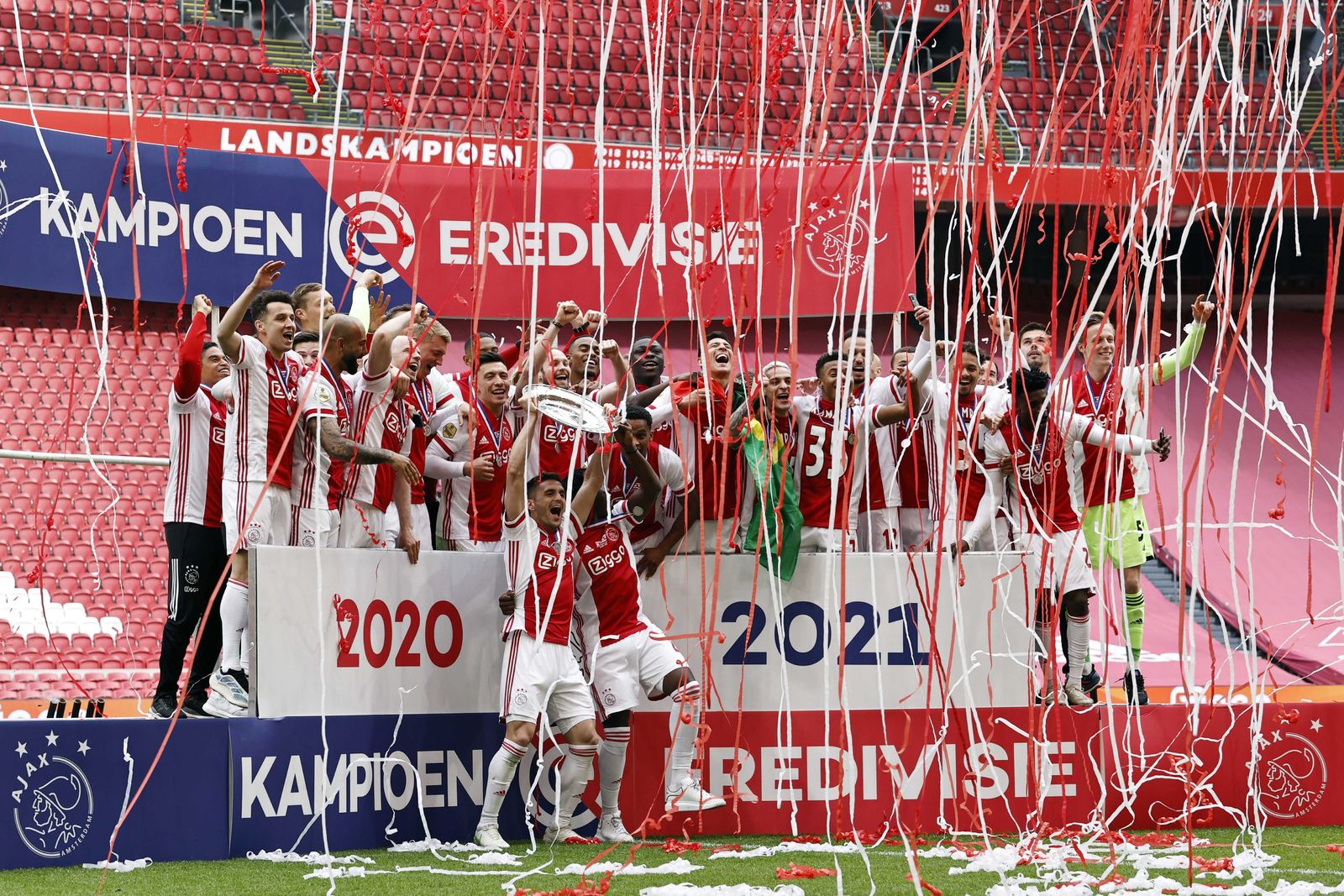Ajax se ha proclamado campeon de la Eredivisie