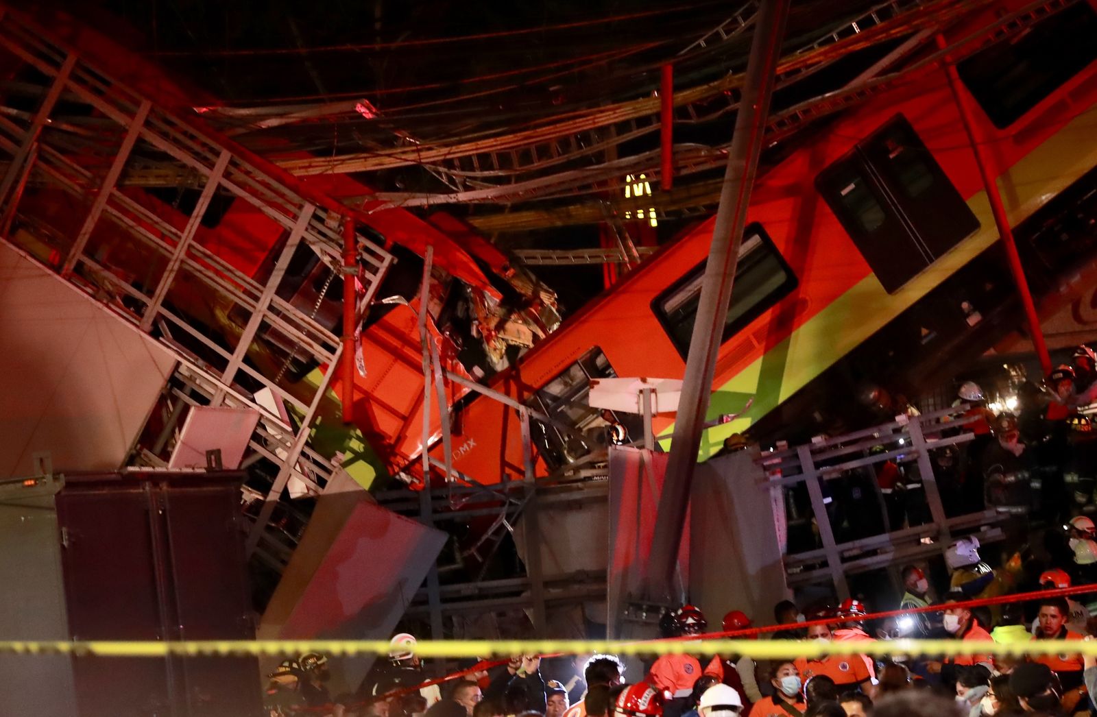 colapso del metro en CDMX 