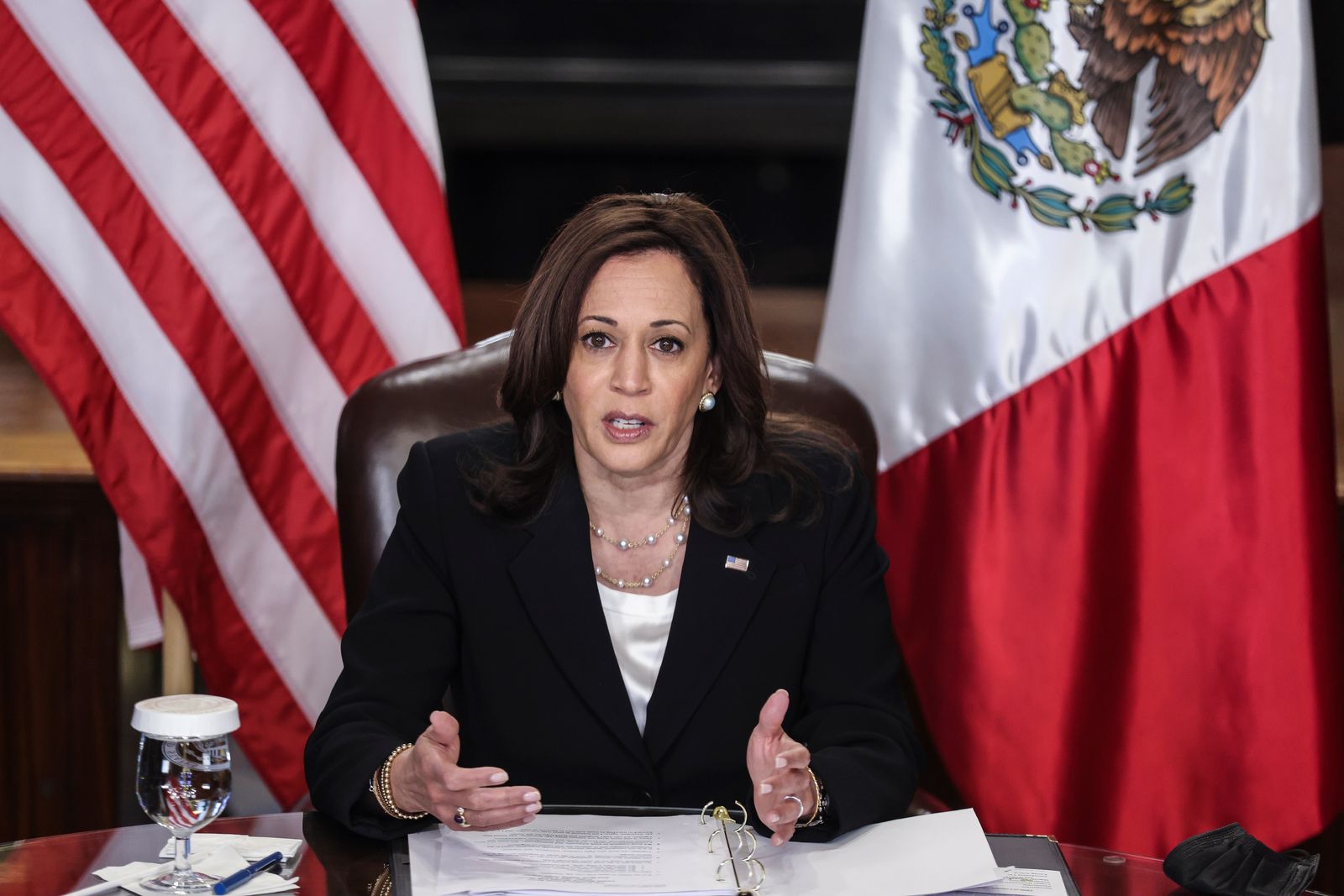 Reunión virtual de AMLO con Kamala Harris