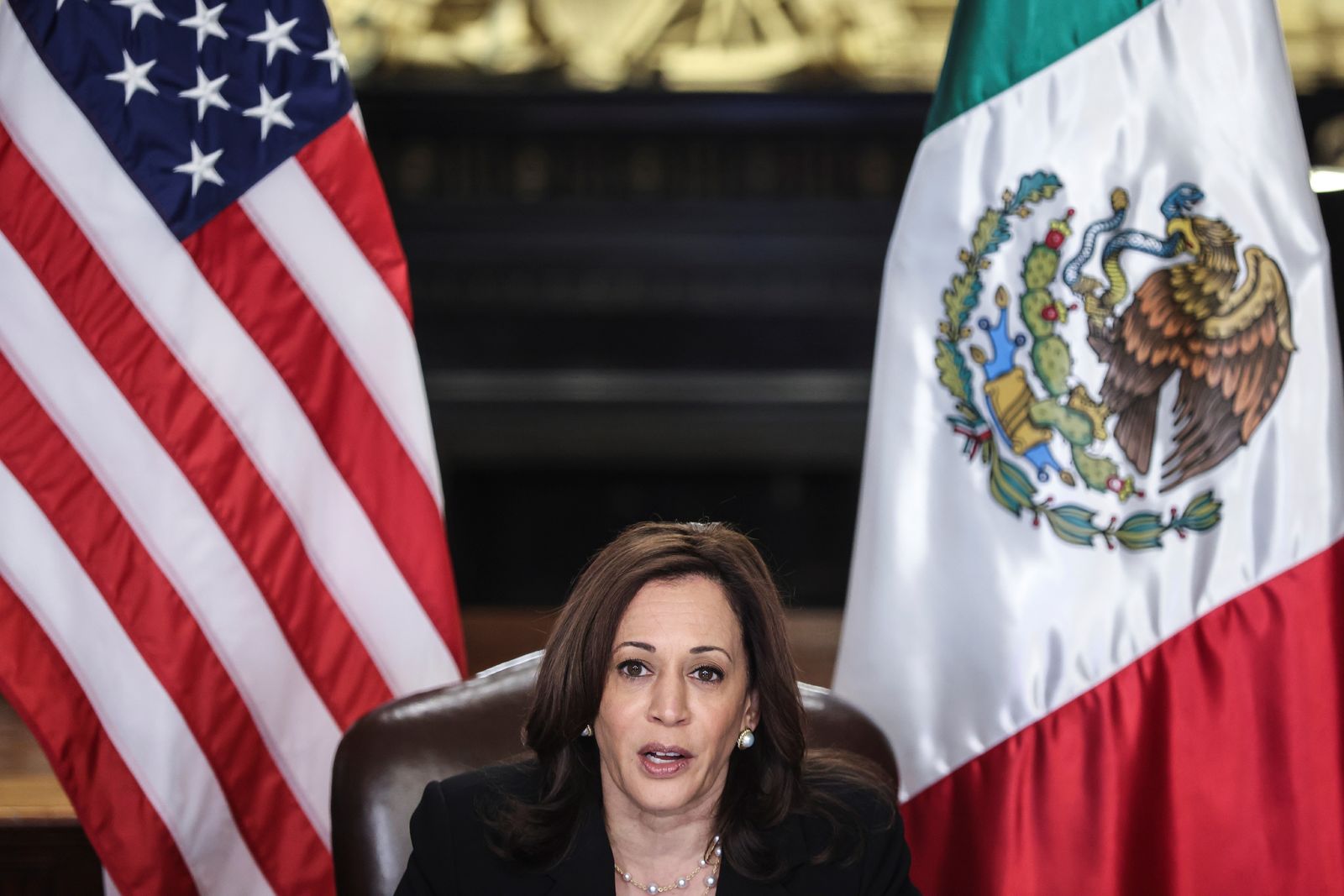 Reunión virtual de AMLO con Kamala Harris