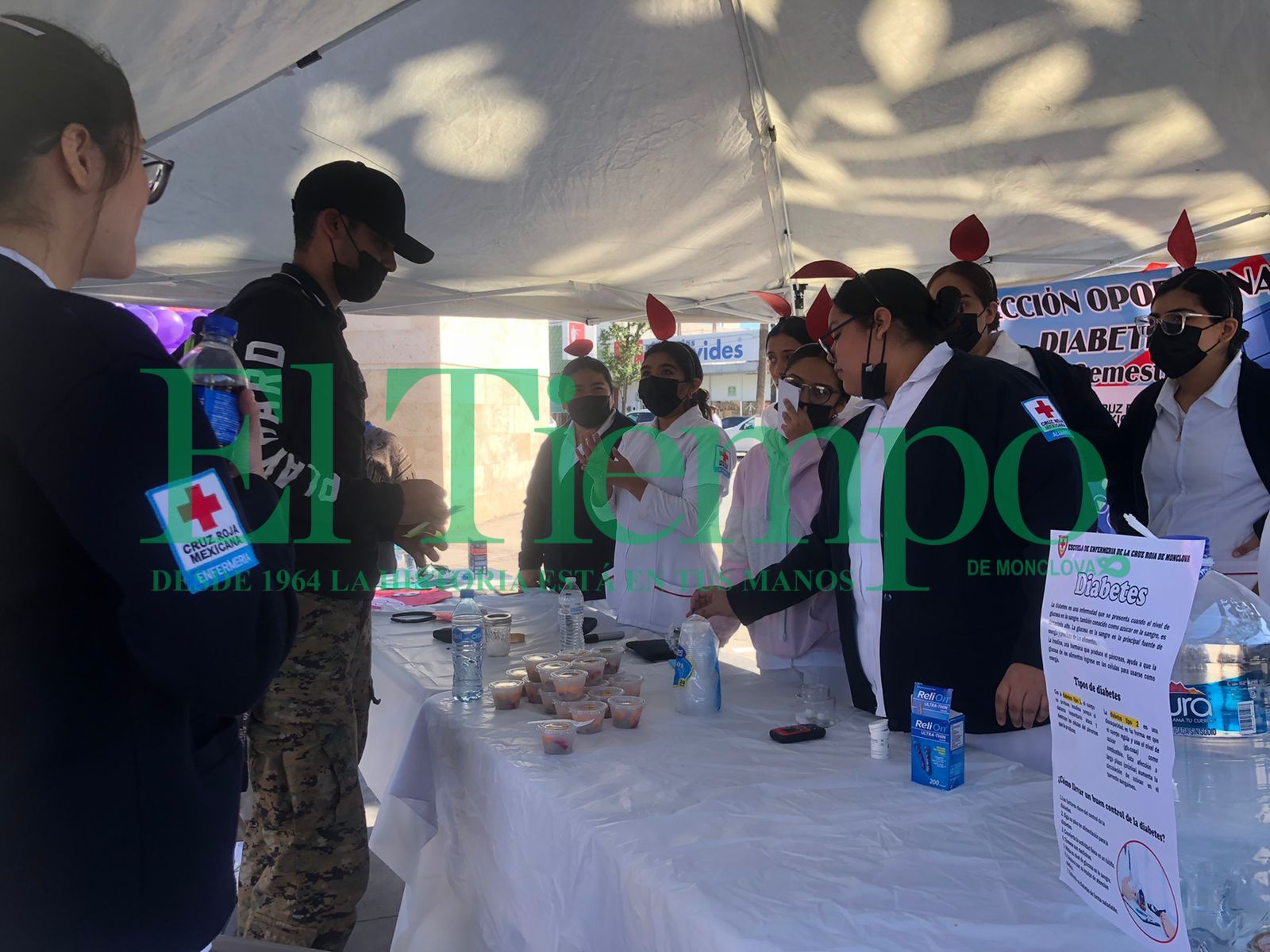 Feria de la Salud en Plaza Principal de Monclova