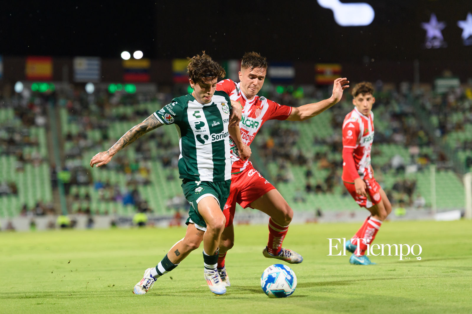 Santos Laguna vence a Necaxa en el Corona