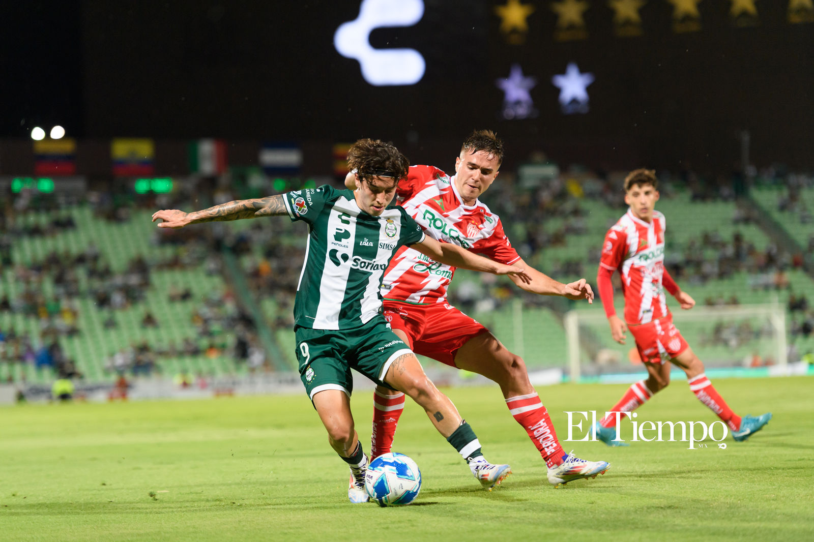 Santos Laguna vence a Necaxa en el Corona