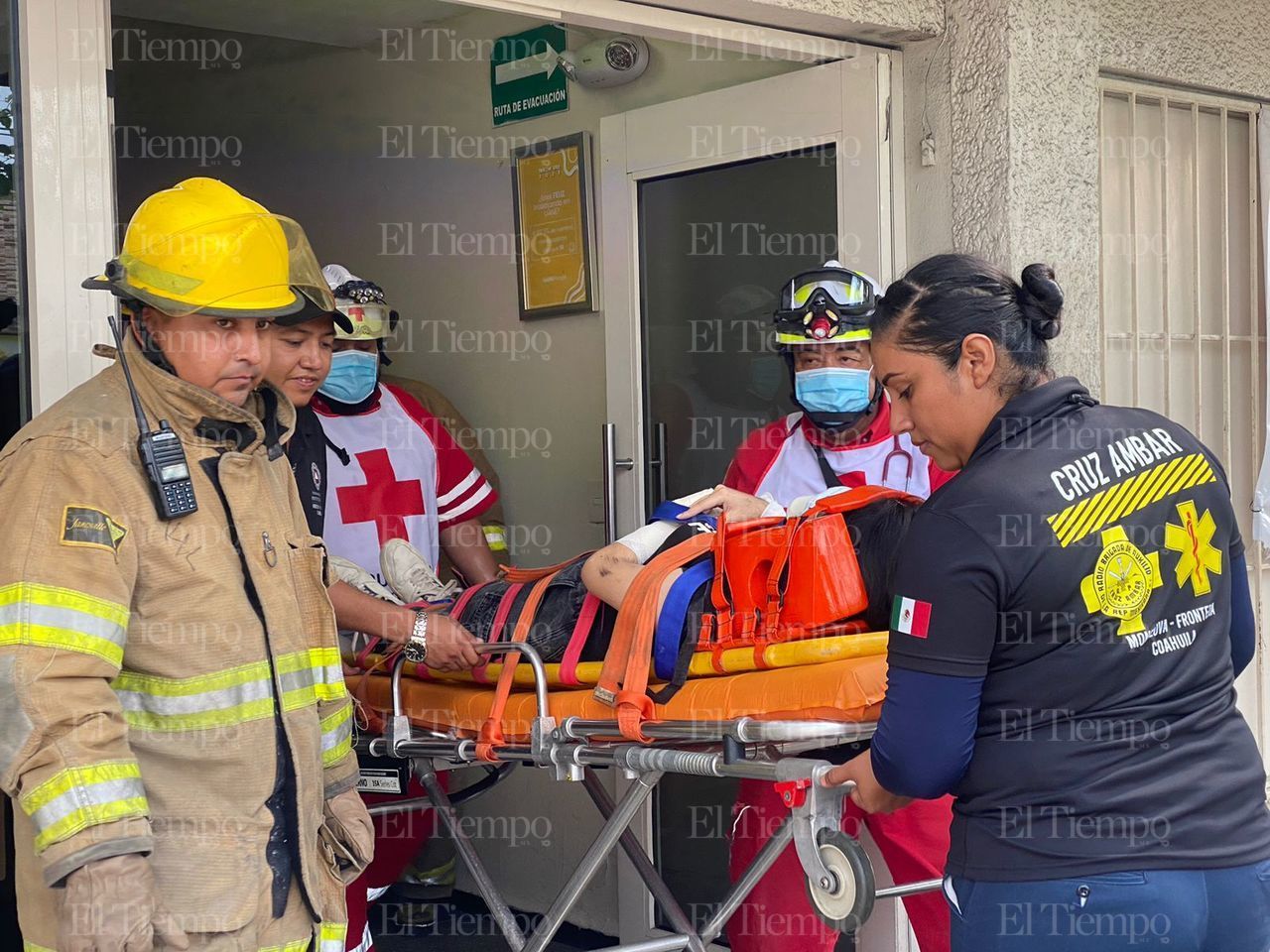 Simulacro de incendio en UANE