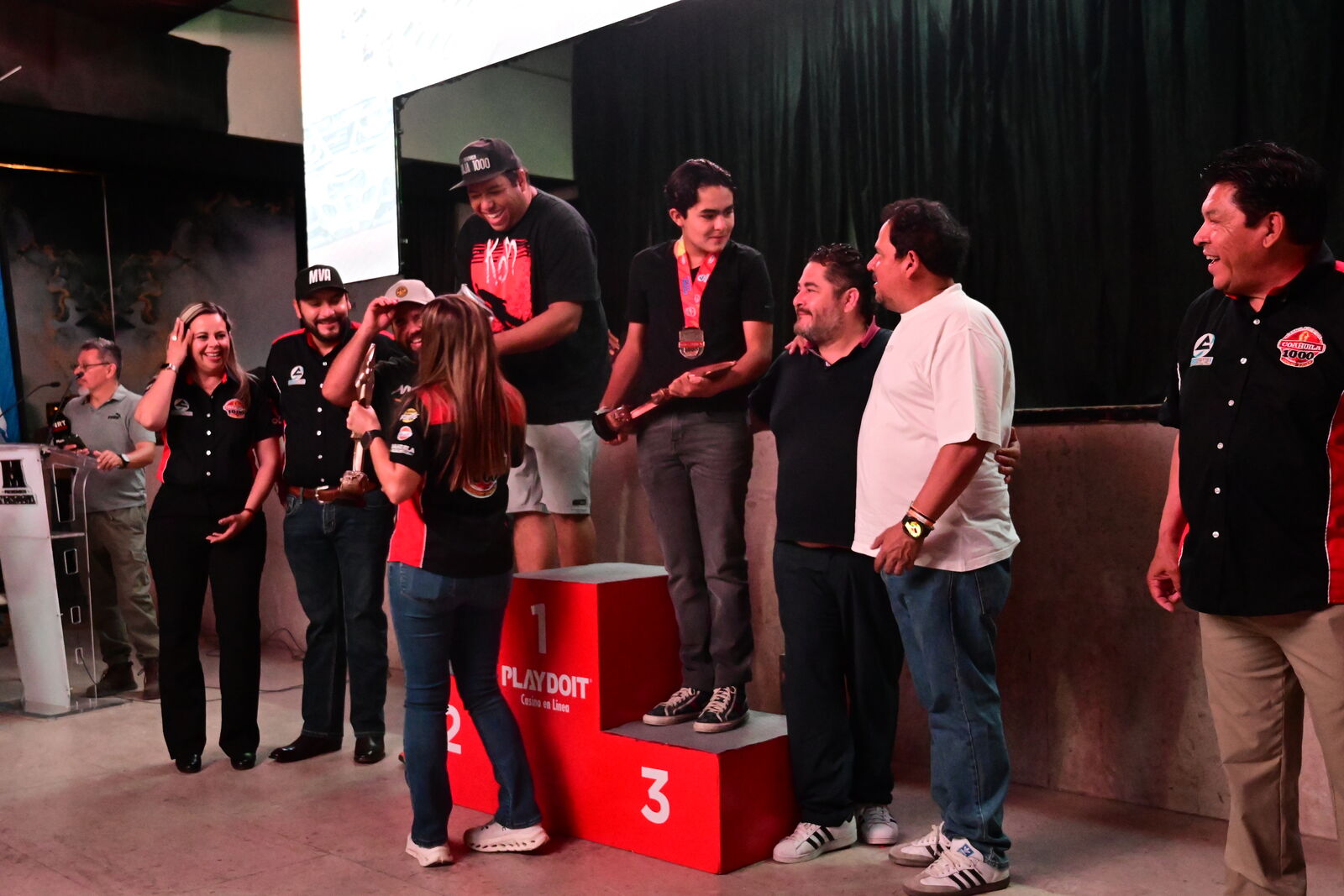 Premiación de la carrera Coahuila 1000