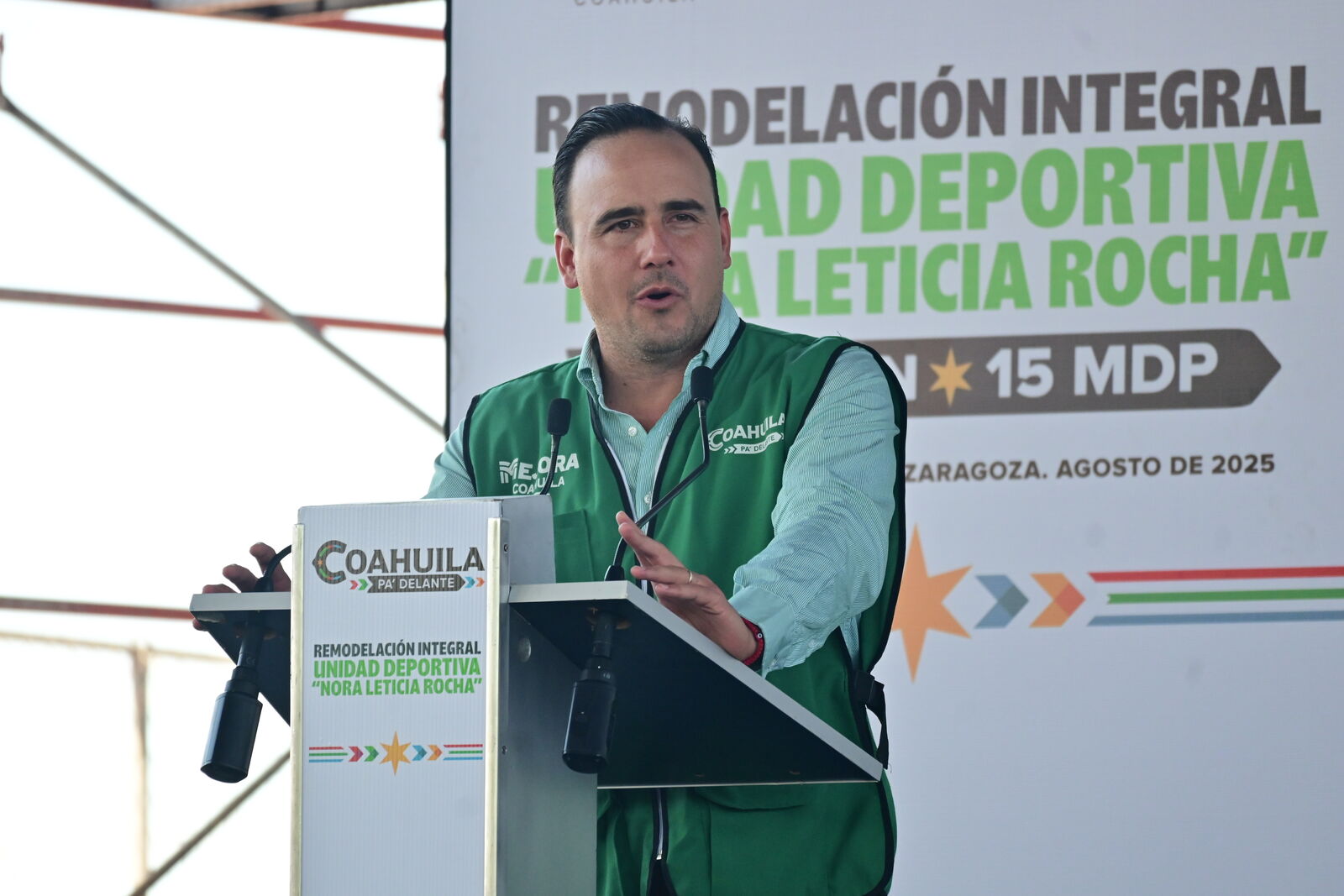 Visita el gobernador Manolo Jiménez Salinas Monclova