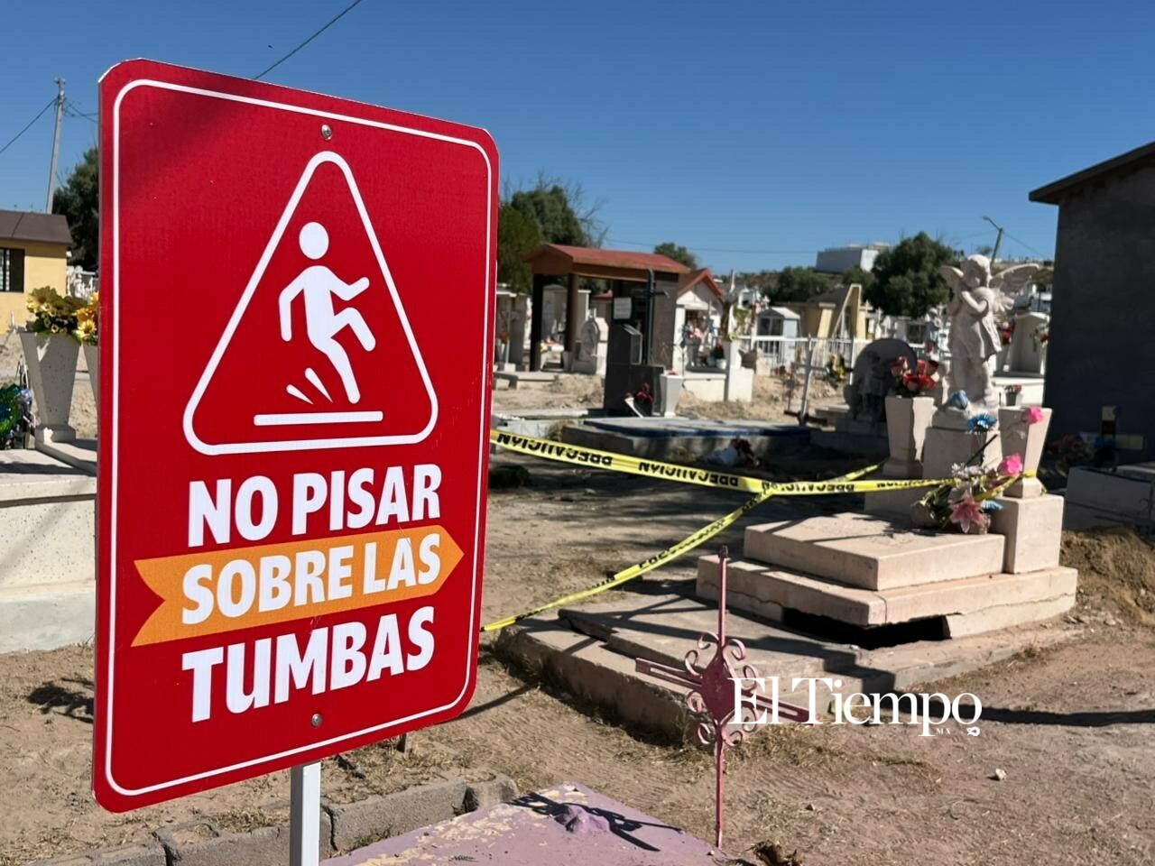 En las vísperas de Día de Muertos en Monclova, así luce el panorama en el panteón Guadalupe de Monclova
