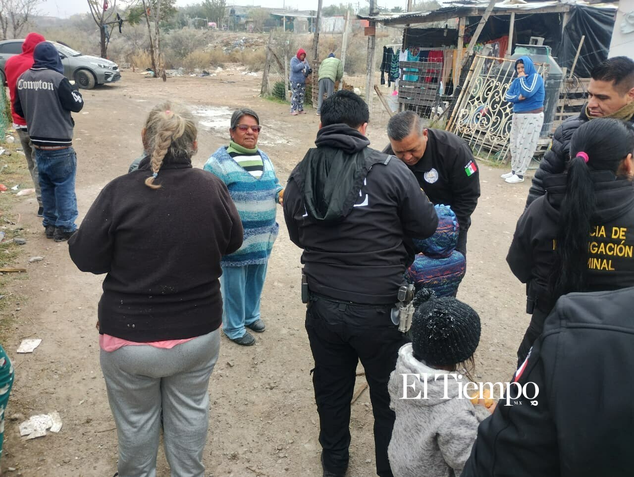 Agentes de AIC llevan apoyo y cercanía a sectores vulnerables de Monclova