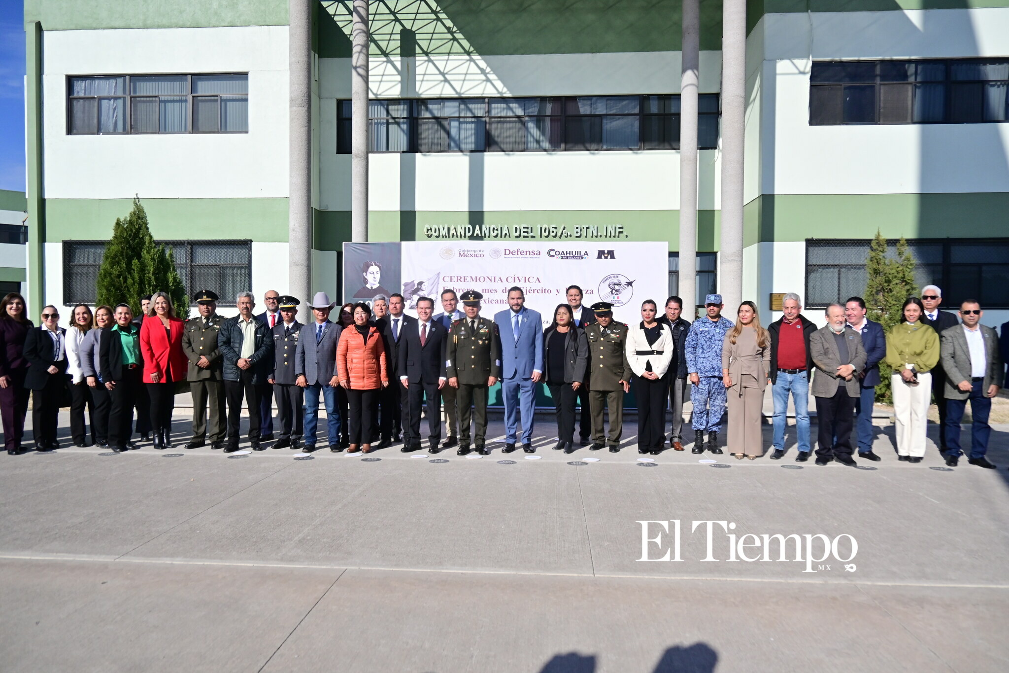 Conmemoran aniversario del Ejército y la Fuerza Aérea en Ciudad Frontera