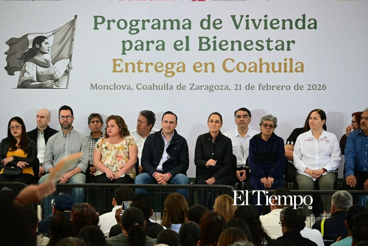 La presidenta Claudia Sheinbaum en su visita a Monclova como parte de su agenda de trabajo en Coahuila