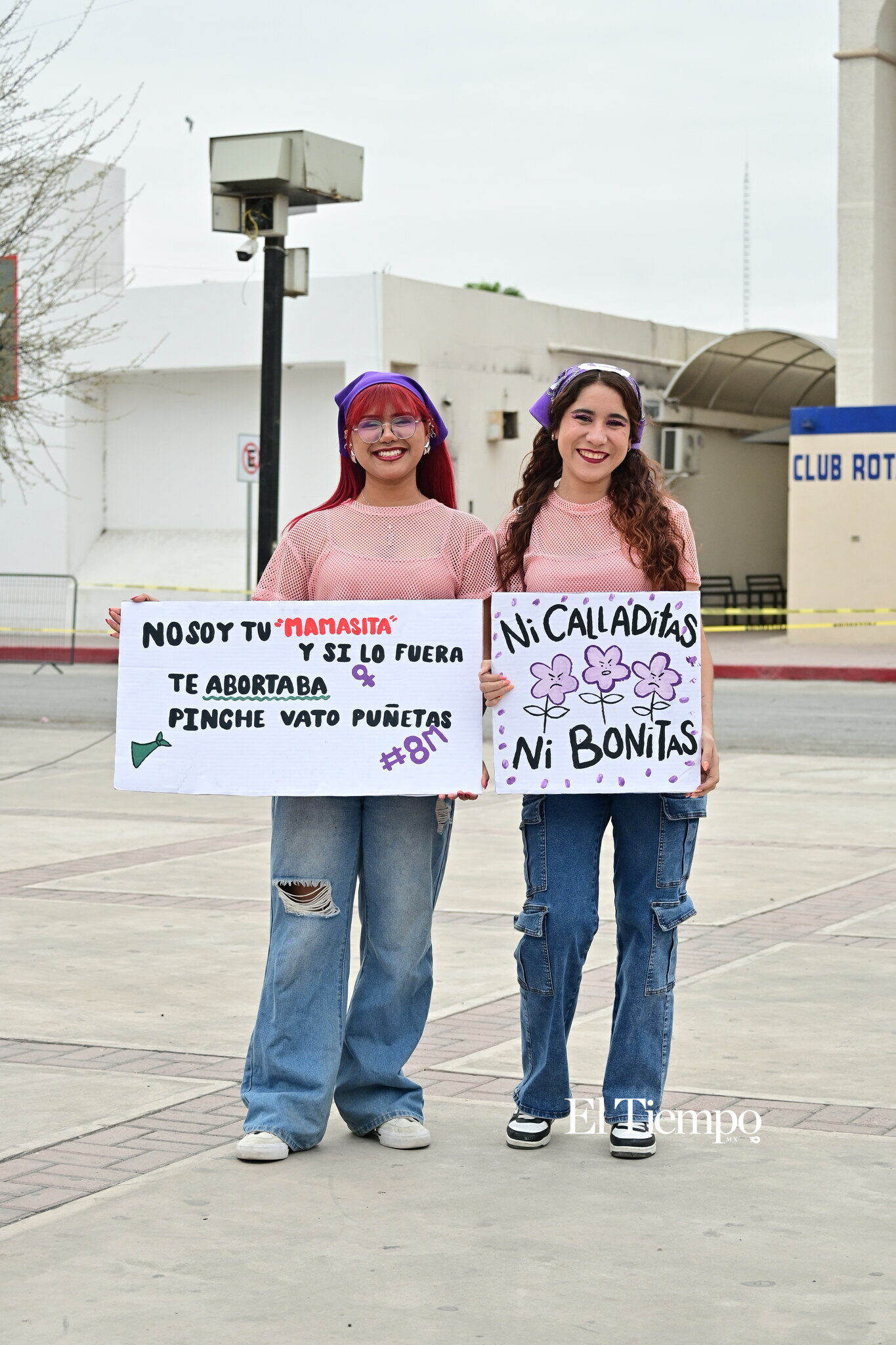 Mujeres de Monclova se concentran por igualdad y justicia