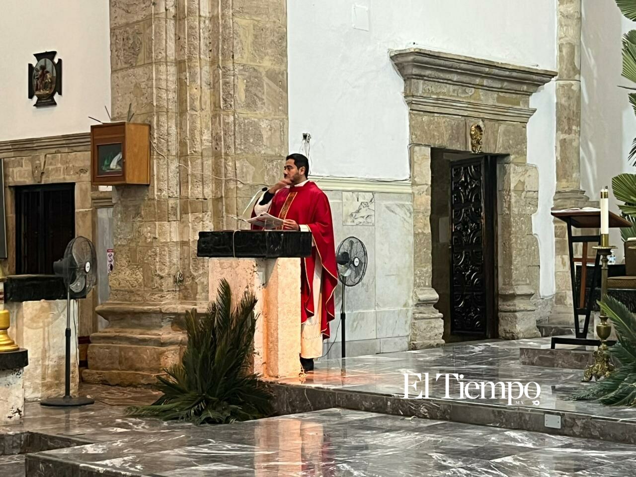 Arranca Semana Santa con misa y procesión en Monclova