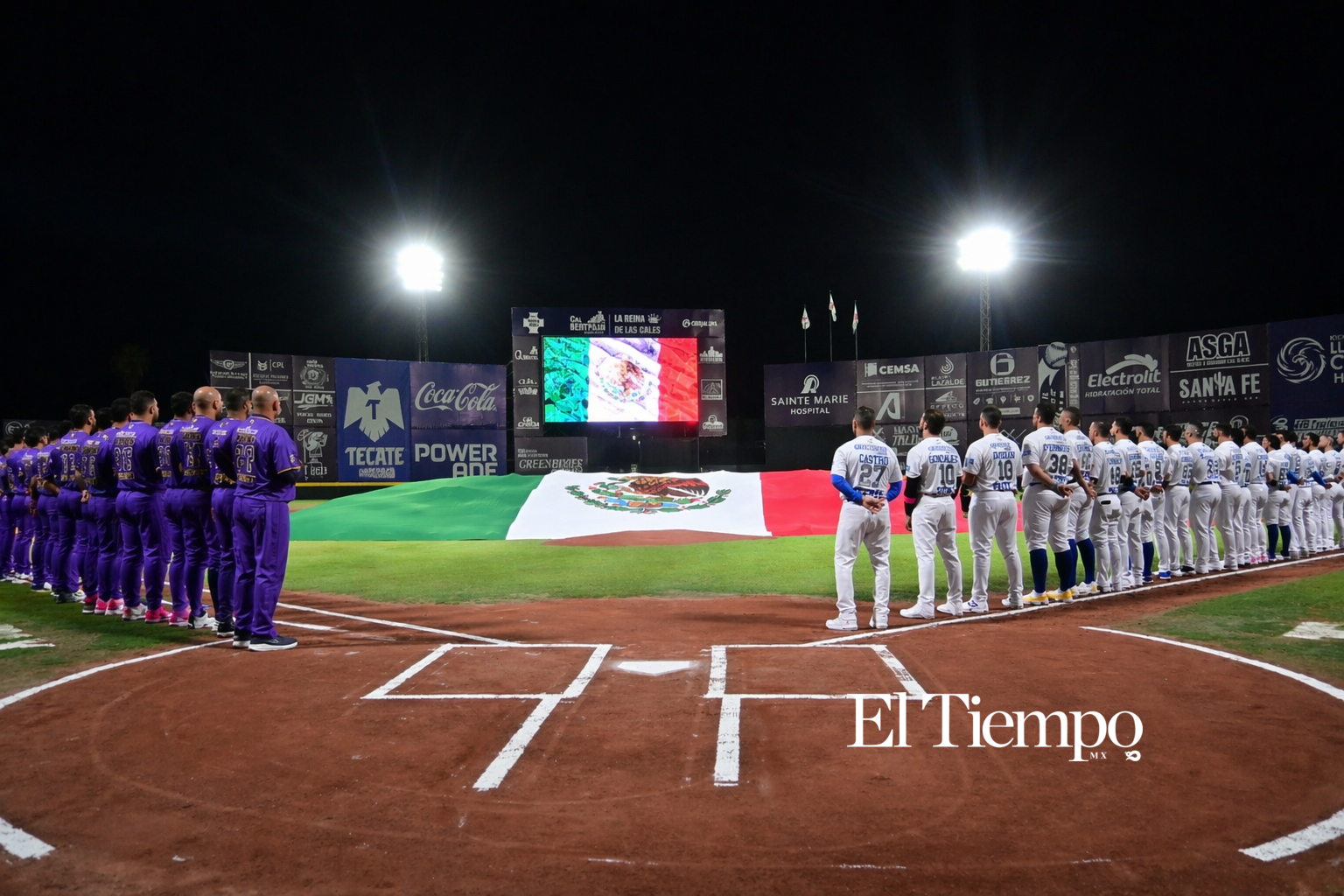 A ras de cancha: la inauguración del béisbol como nunca la viste