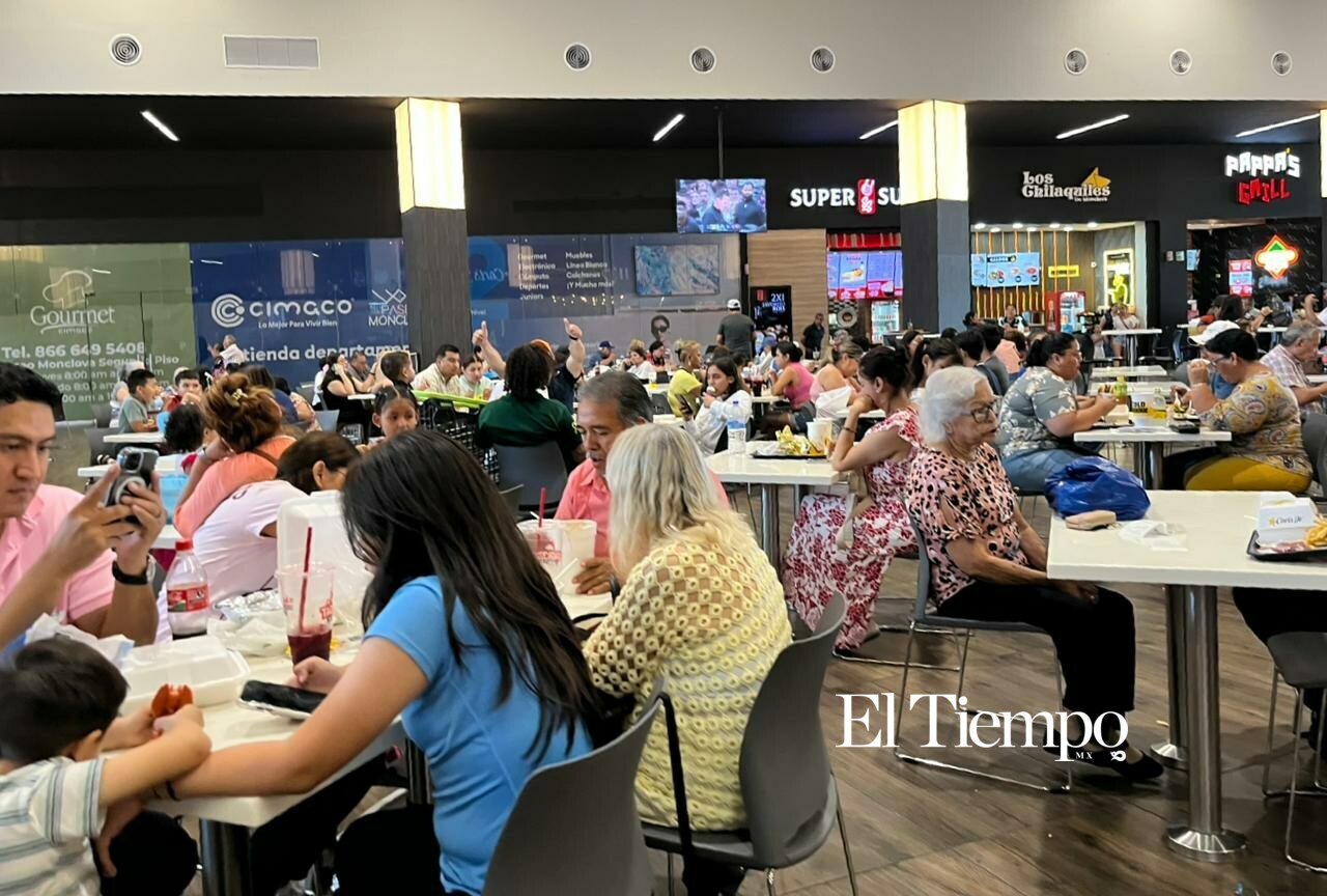 Día de las Madres impulsa afluencia en restaurantes y comercios de Monclova