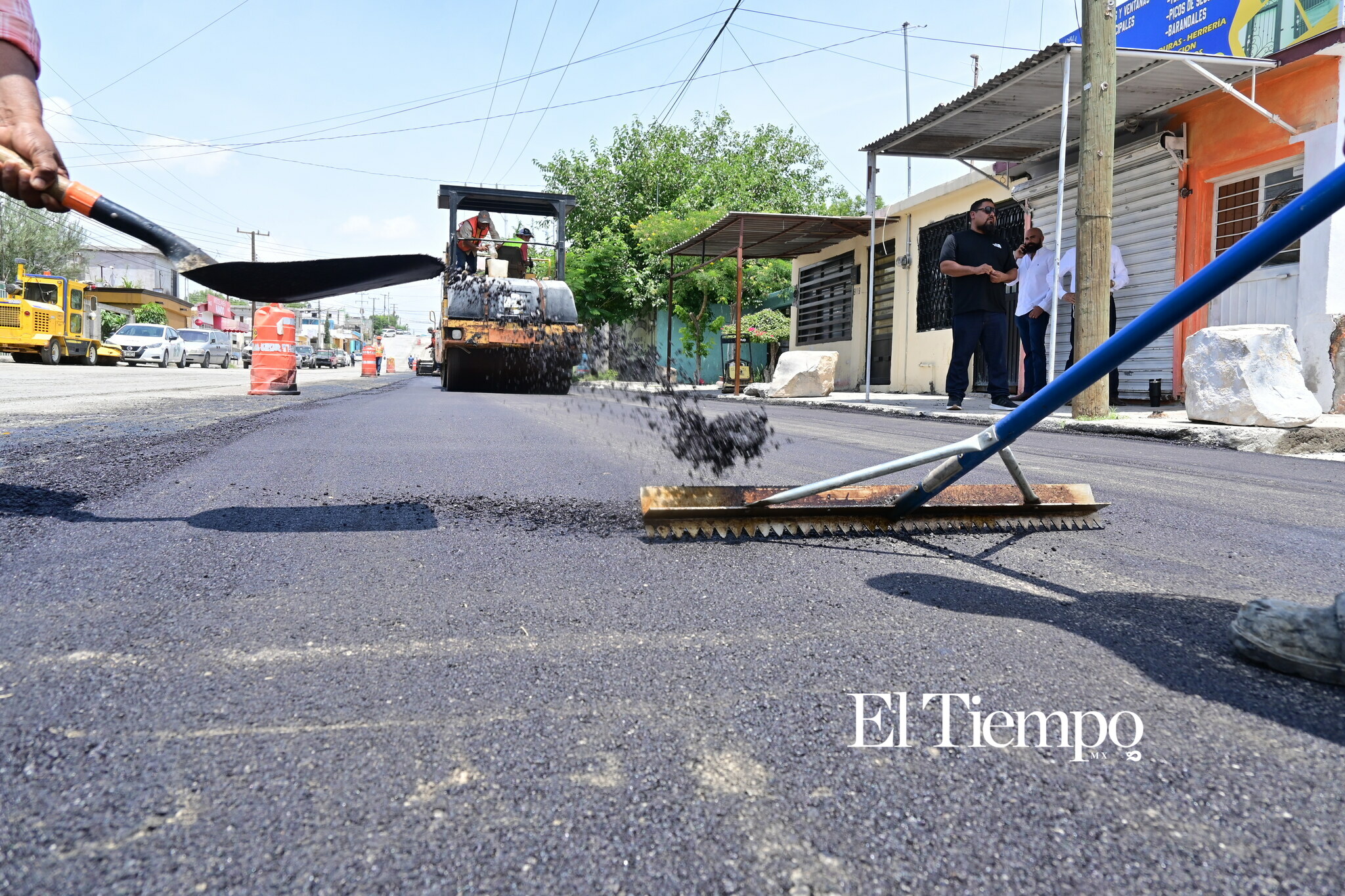Avanza recarpeteo en calle Concepción Armendáriz de Frontera