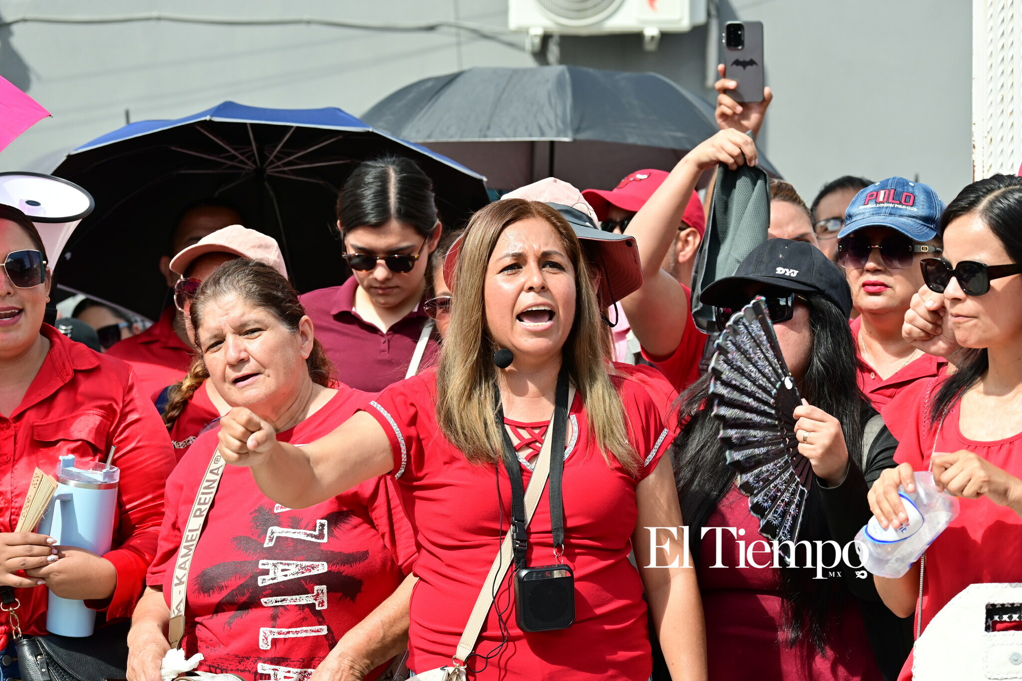 Manifestación pacifica de maestros