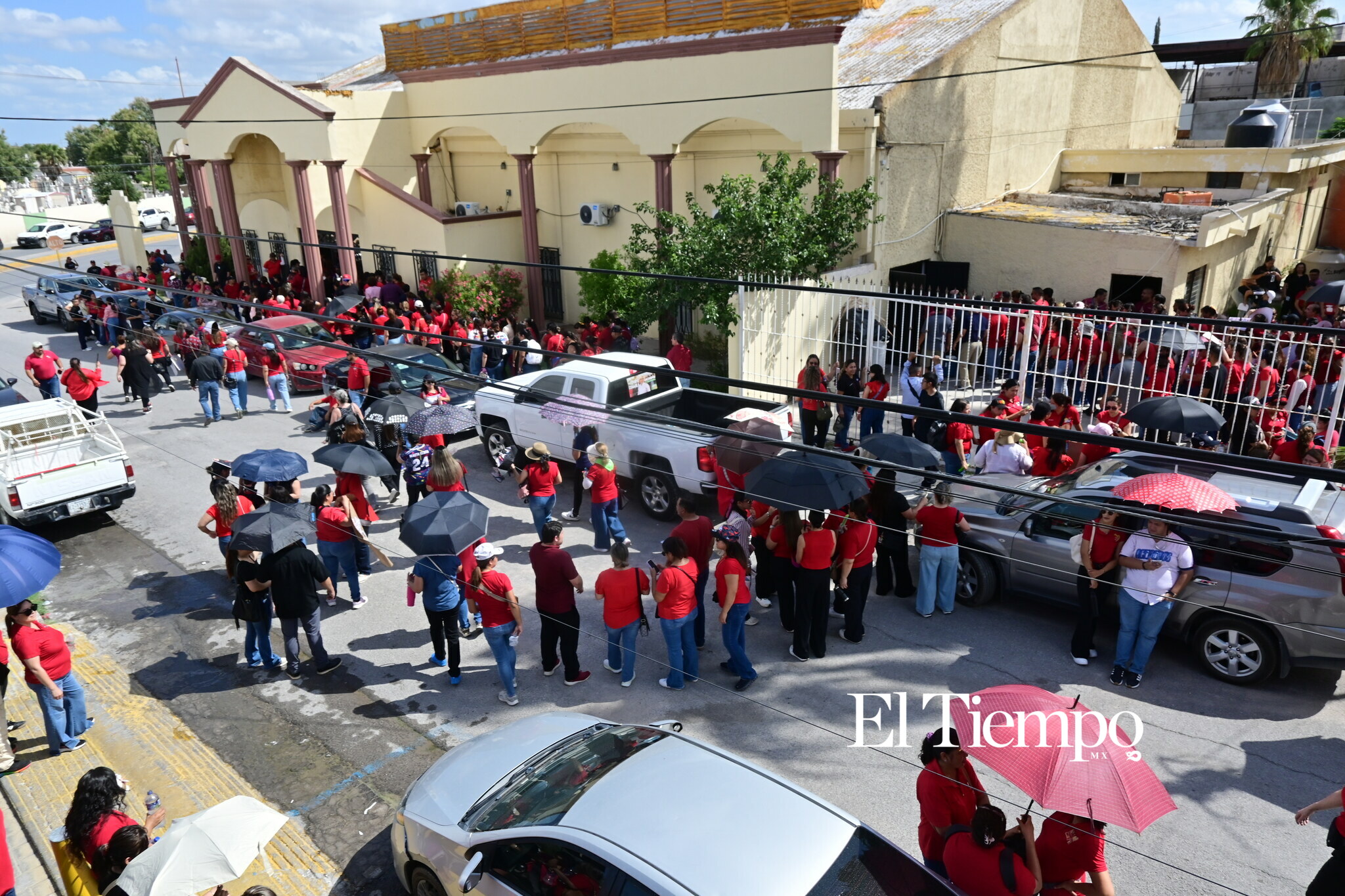 Manifestación pacifica de maestros
