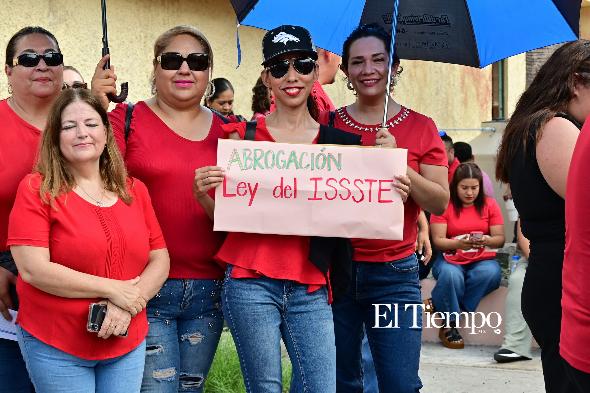 Manifestación pacifica de maestros