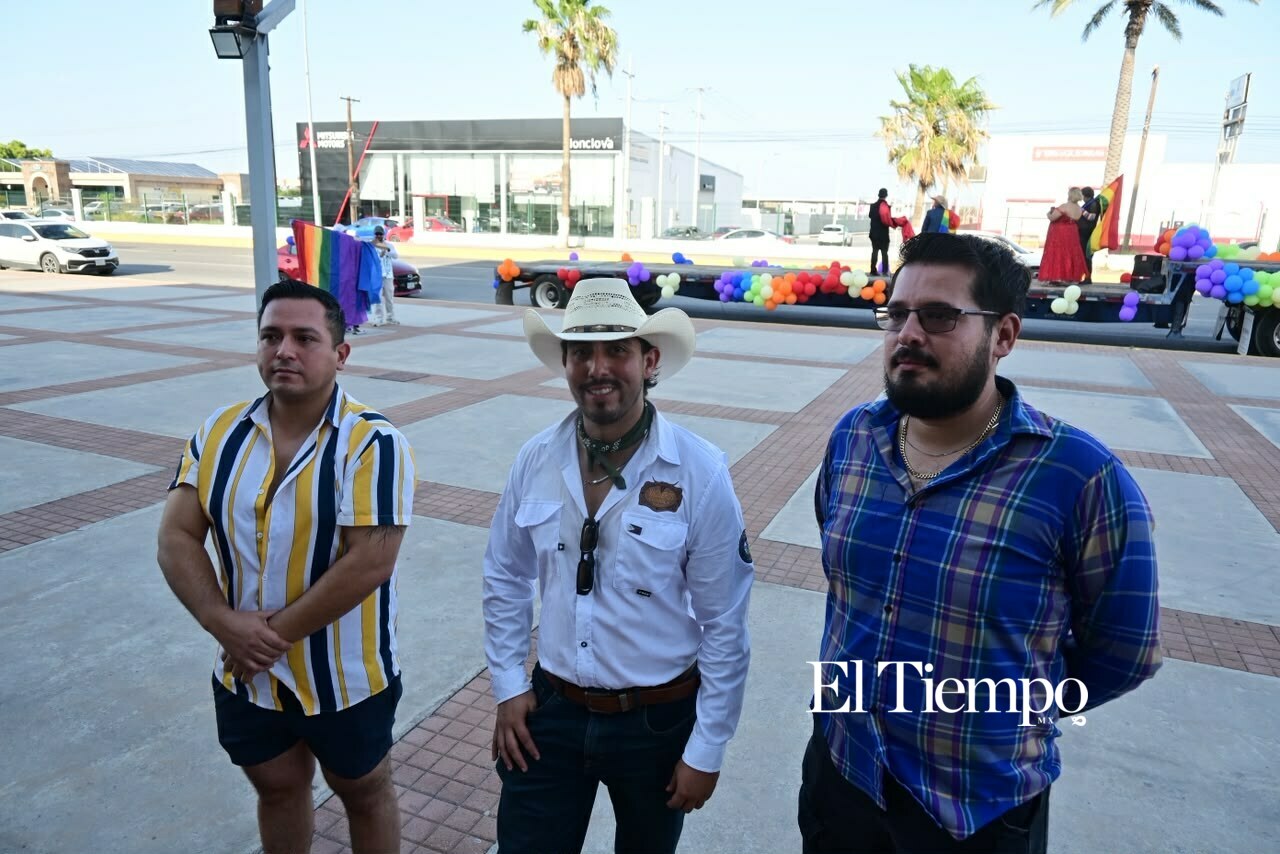 Monclova se pinta de orgullo durante la 9ª Marcha Pride 2026