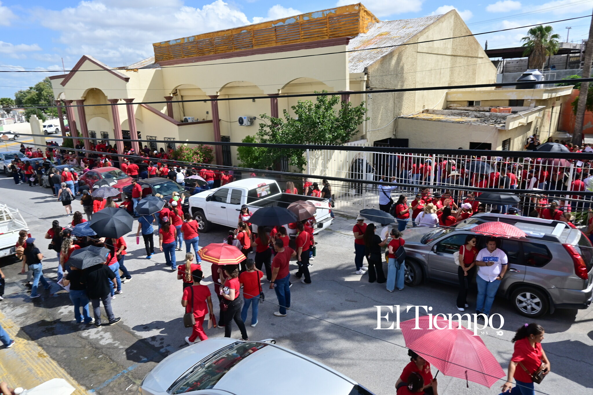 Manifestación pacifica de maestros