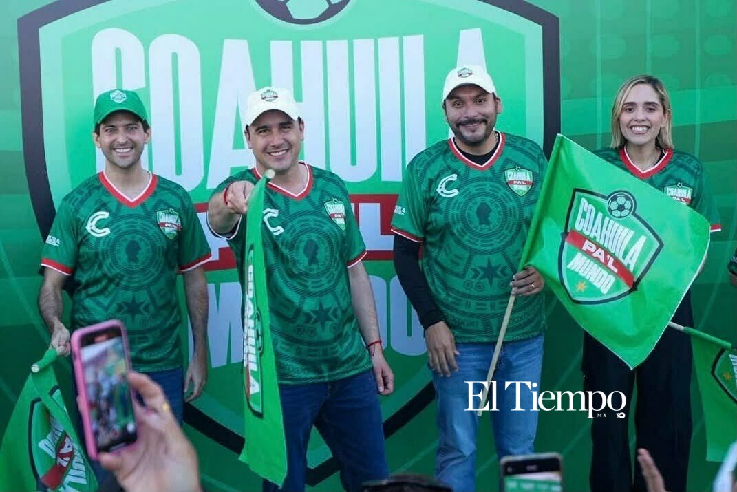 La Presidencia Municipal de Monclova se sumó al ambiente mundialista