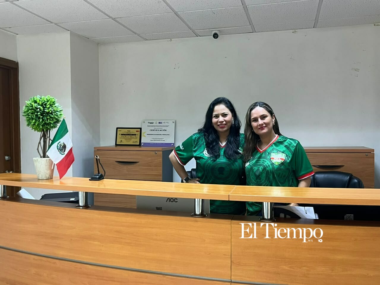 La Presidencia Municipal de Monclova se sumó al ambiente mundialista