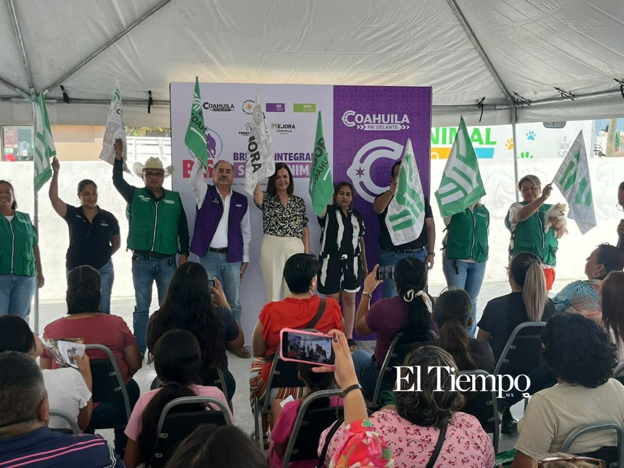 Alta participación ciudadana en Brigada Integral de Salud Animal en Frontera