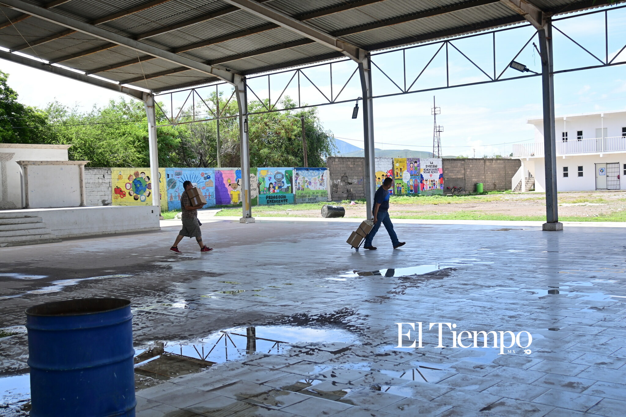 Entre humedad y grietas: el rastro que dejó la lluvia