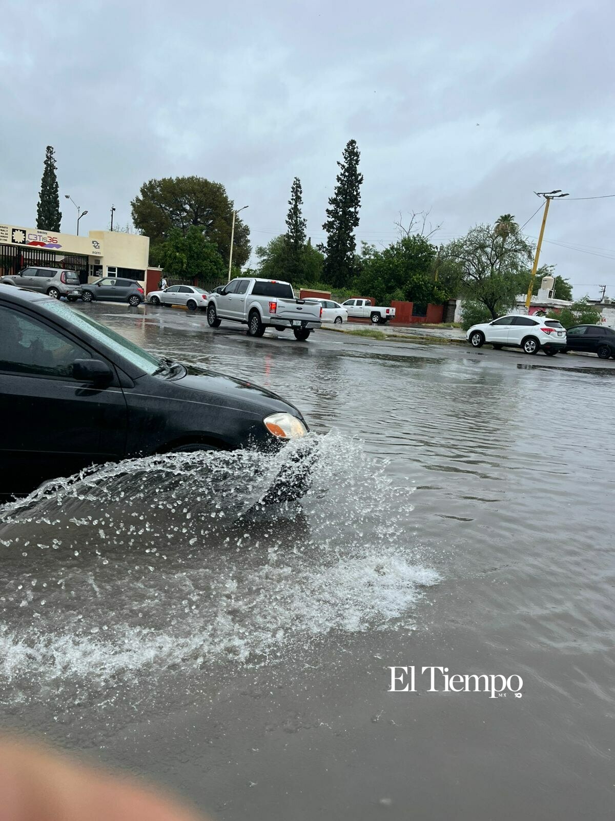 Bajo el agua: las imágenes de una jornada de emergencia