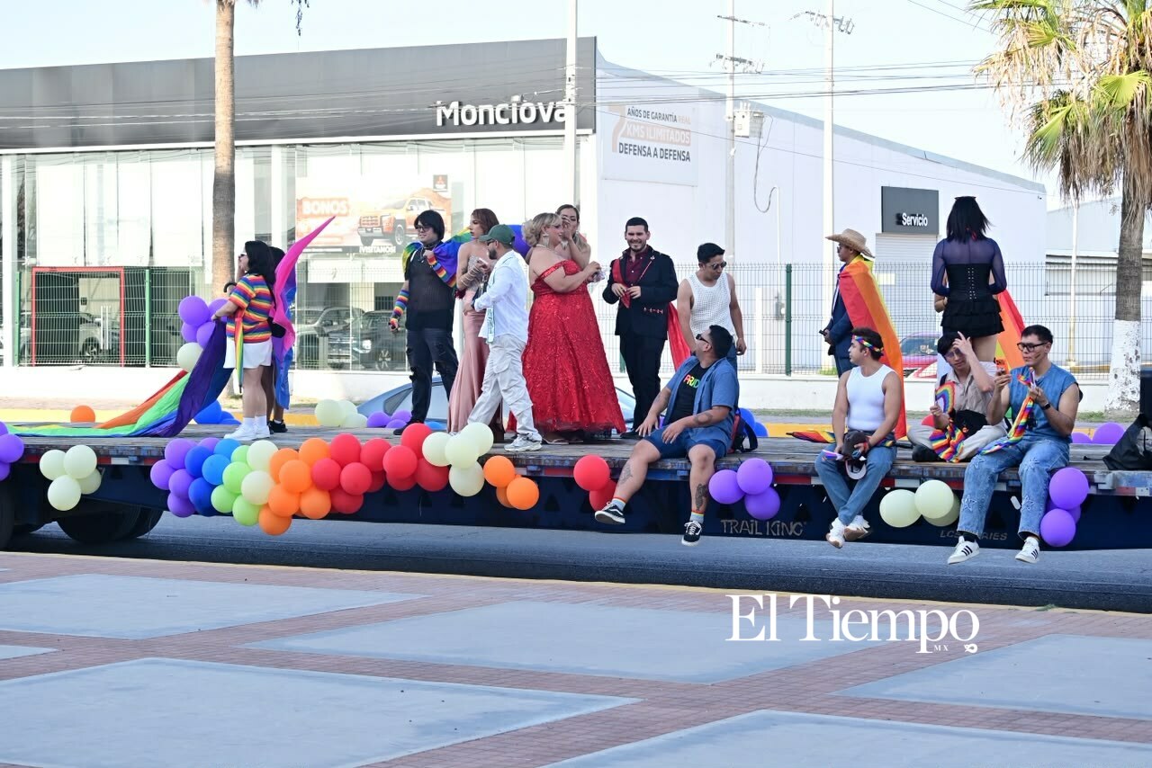 Monclova se pinta de orgullo durante la 9ª Marcha Pride 2026
