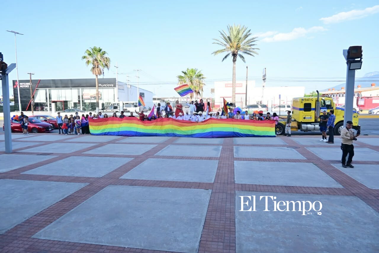 Monclova se pinta de orgullo durante la 9ª Marcha Pride 2026