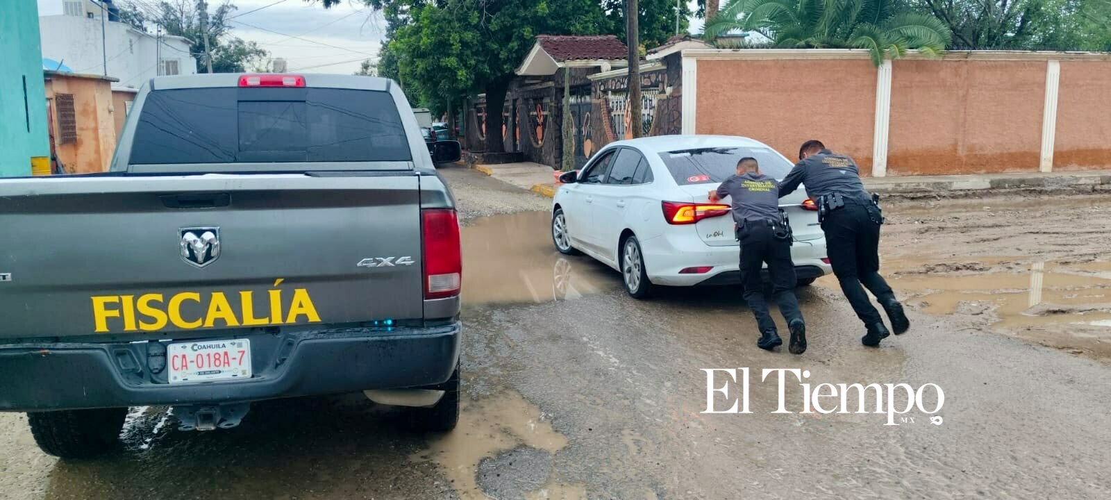 AIC refuerza labores de auxilio tras las lluvias en Castaños; apoyan a familias y automovilistas