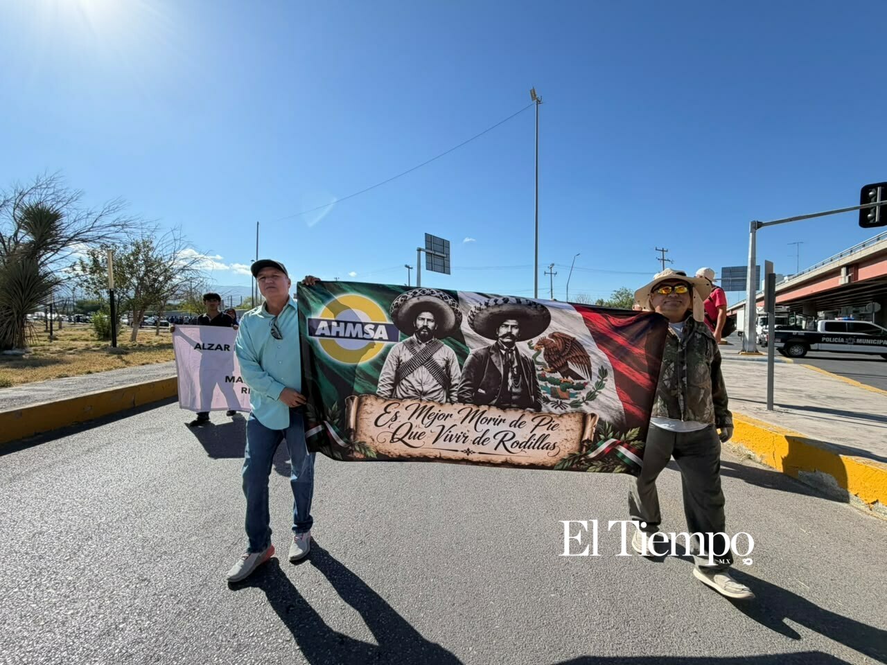 💢Así se vivió la marcha pacífica de los obreros de AHMSA en Monclova