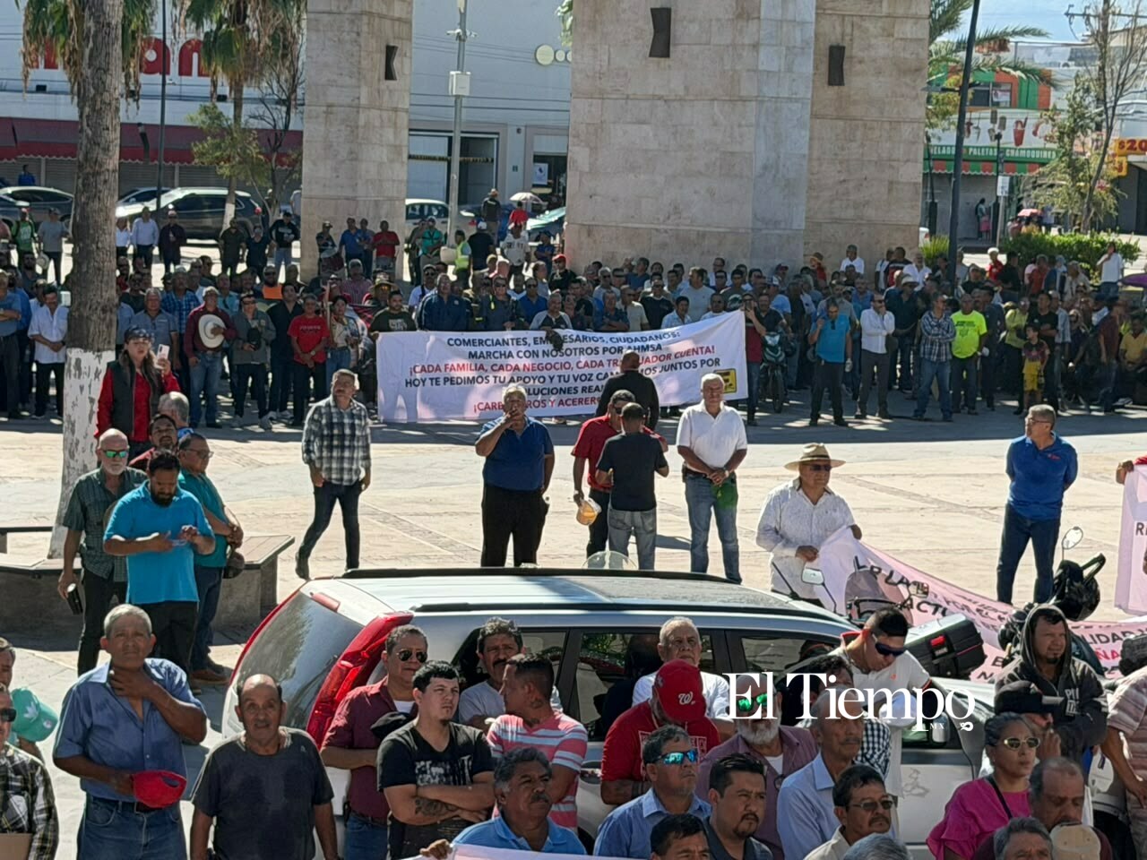 💢Así se vivió la marcha pacífica de los obreros de AHMSA en Monclova