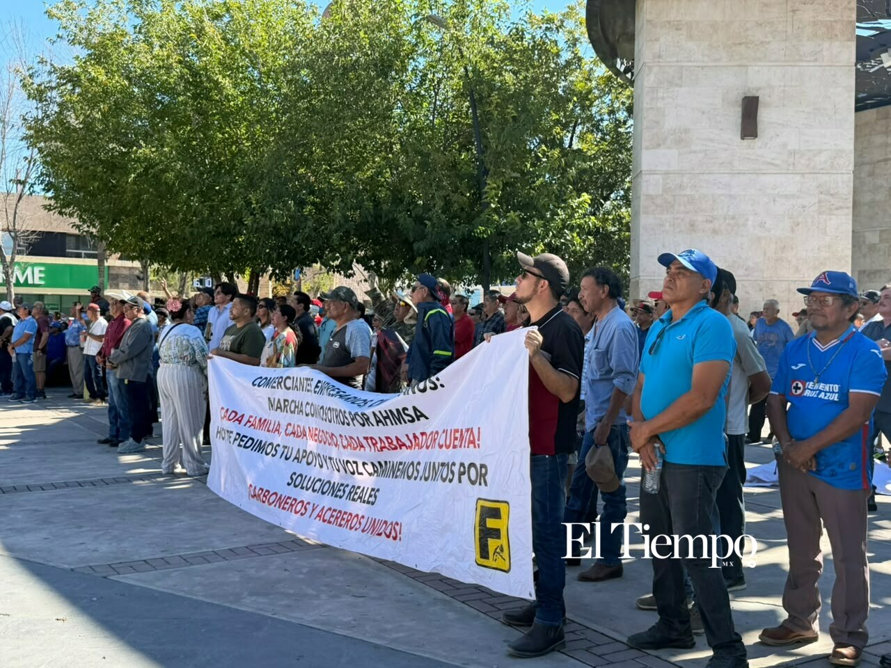 💢Así se vivió la marcha pacífica de los obreros de AHMSA en Monclova